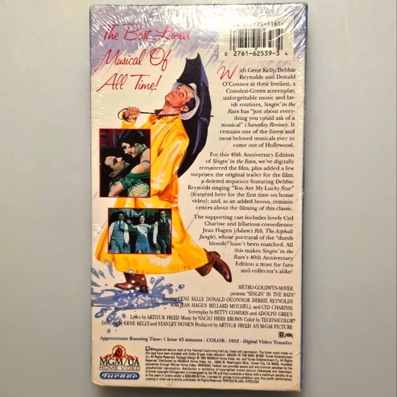 Singing in the Rain Movie VHS Tape - Picture 10 of 13